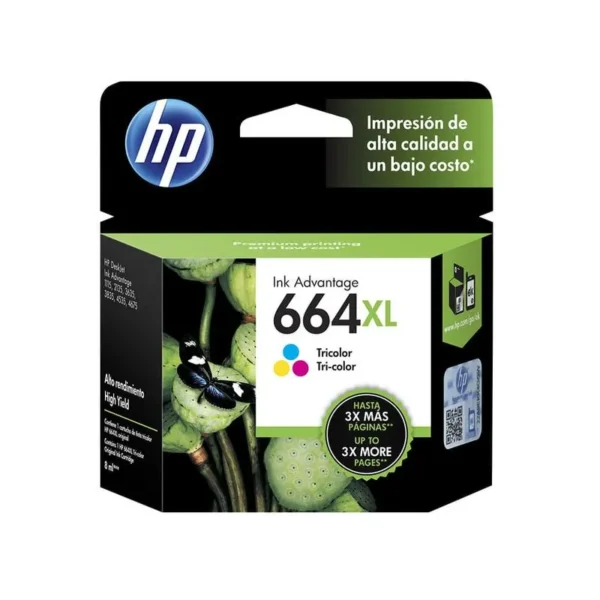 Cartucho HP664XL tricolor original