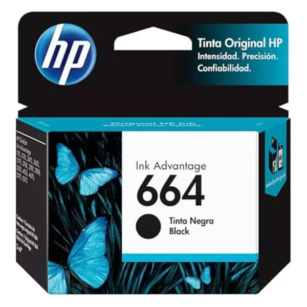 Cartucho-HP664-negro-original