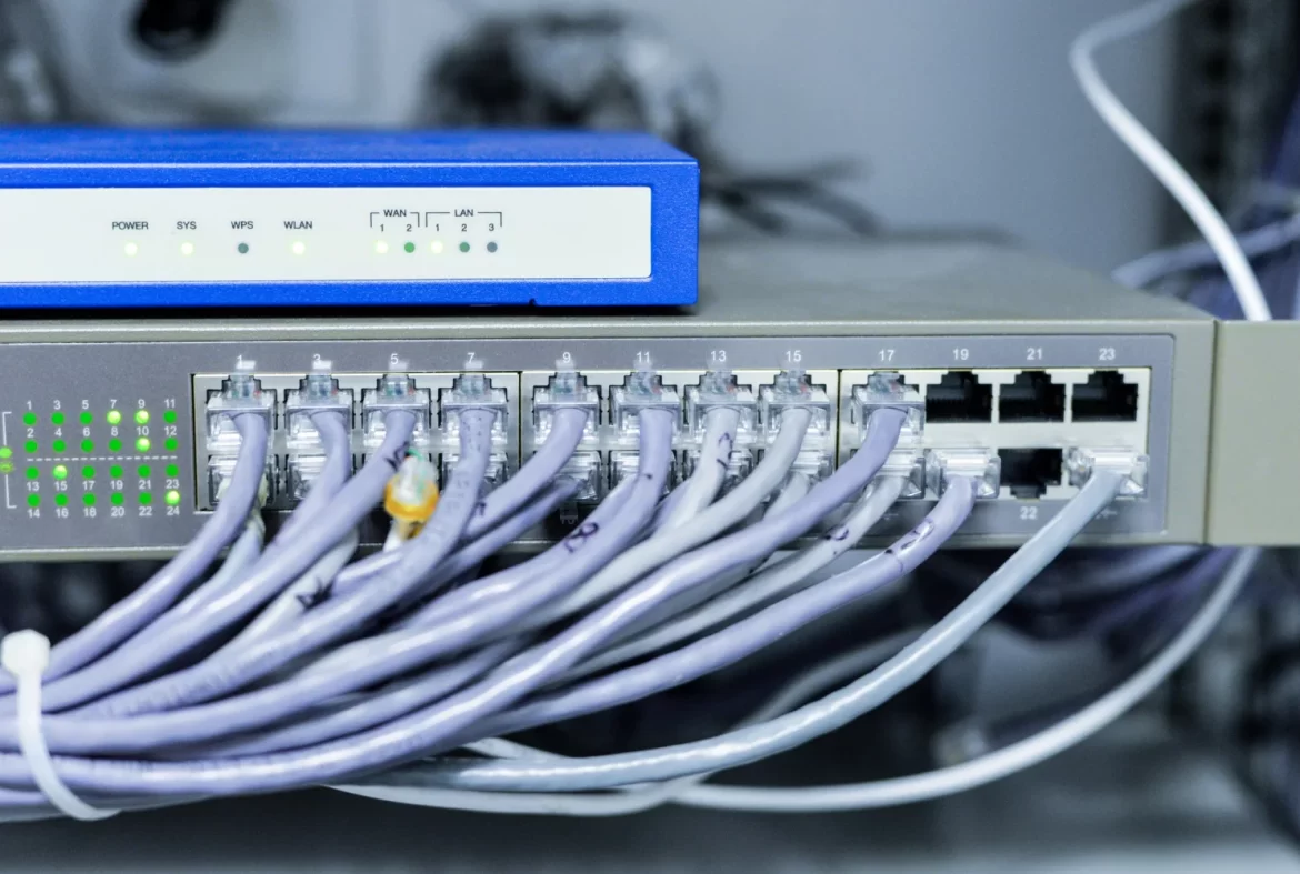 conmutador, red de cables