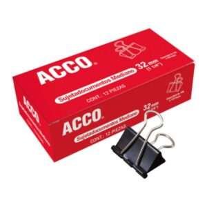 Agarra-papel Mediano 32 mm ACCO (1 1 4″)