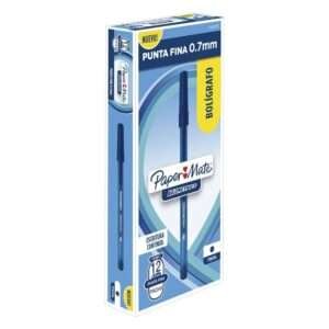 Bolígrafo 0.7mm P M Kilométrico Azul PAPER MATE