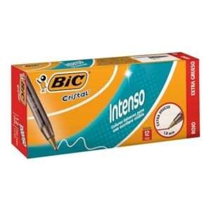 Bolígrafo BIC Cristal Intenso Punto Extra Grueso 1.6mm Color Rojo