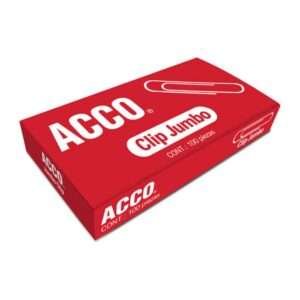 Cajita de Clips Niquelados Jumbo ACCO