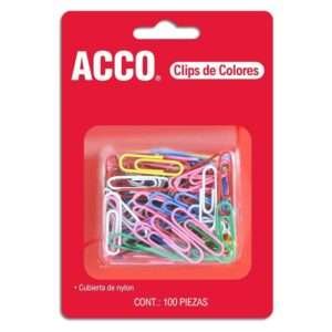 Clips ACCO Colores Blister