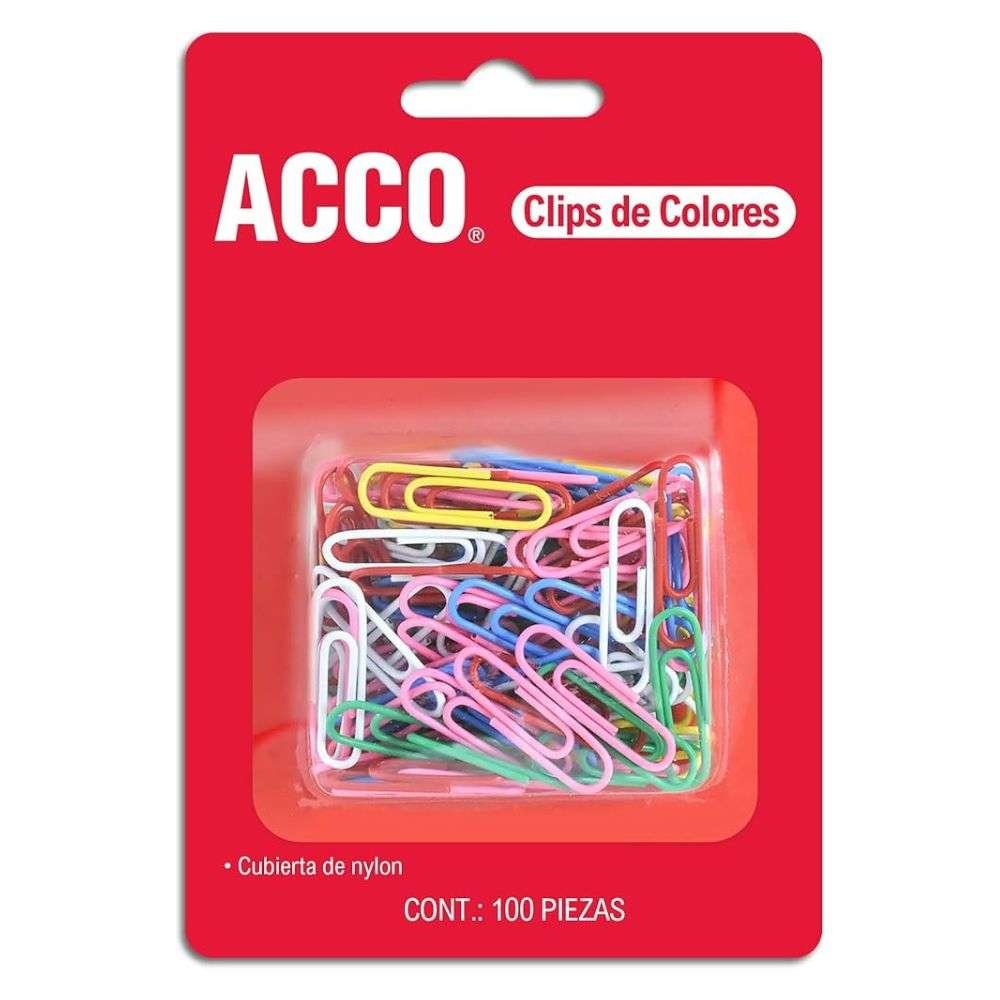 Clips ACCO Colores Blister