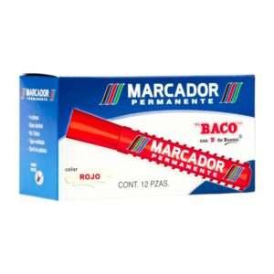 Marcador BACO Permanente Plástico