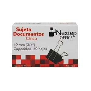 Sujeta Documentos Nextep Chico 19mm (3 4″)