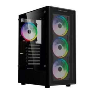 Gabinete Gamer Mini Torre ATX Dragonfly 2 Crystal GM745s