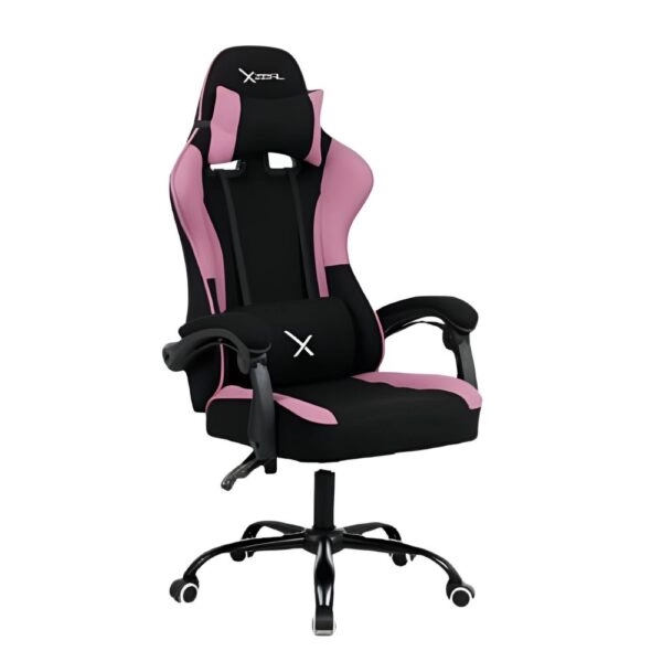 Silla-Gamer-Xzeal-XZ20-Soporte-Lumbar-Ergonomico-Color-Negro-Rosa_1
