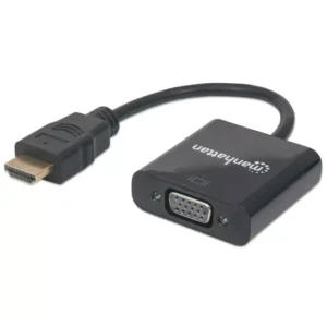 Convertidor HDMI a VGA MANHATTAN HDMI VGA Micro-USB