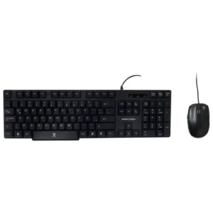 Kit de Teclado y Mouse, Estándar, Negro, 1200 DPI