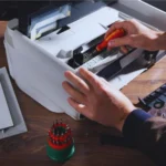 impresora imprime con rayas